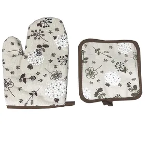 دستگیره و دستکش ایرسا طرح گل 1 بسته 2 عددی