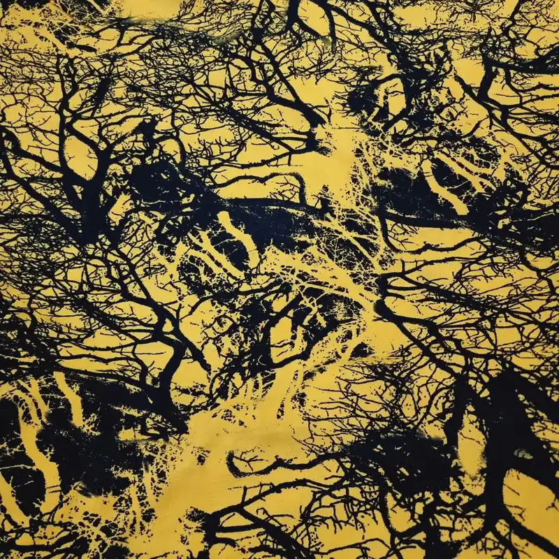 پارچه لباس مدل کودری نخی طرح لکه کد B