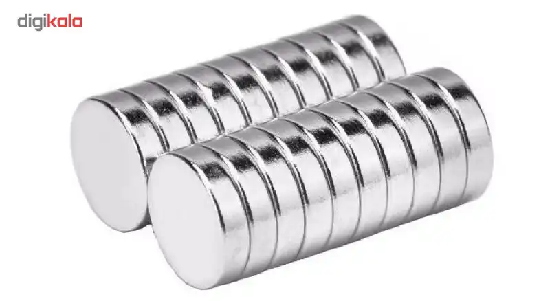 آهن ربای نیودیمیوم 8x3 مدل دیسکی بسته 20 عددی