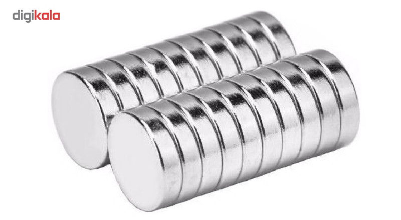 آهن ربای نیودیمیوم 8x3 مدل دیسکی بسته 20 عددی
