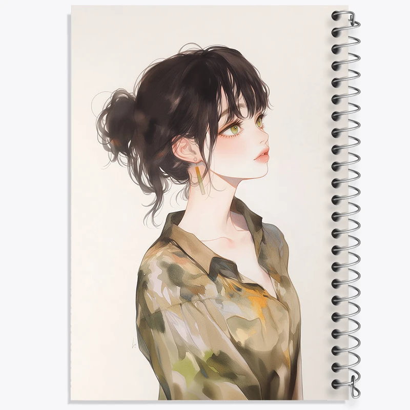 دفتر لیست خرید 50 برگ خندالو طرح دخترانه کد N1219