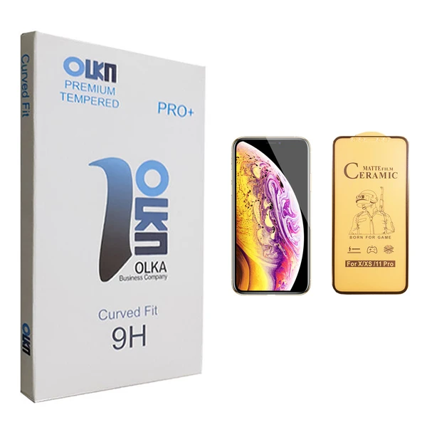 محافظ صفحه نمایش سرامیکی الکا مدل +PRO مناسب برای گوشی موبایل اپل iPhone XS