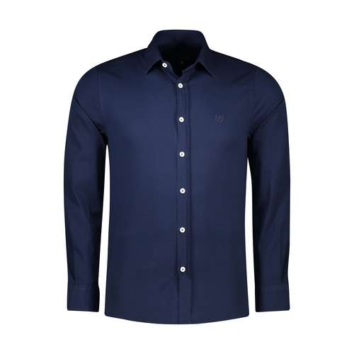 پیراهن آستین بلند مردانه پاتن جامه مدل 102221020060539 رنگ سرمه ای