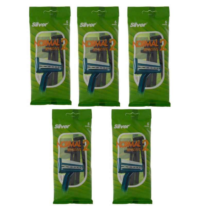 خودتراش سیلور مدل Sensitive مجموعه 5 عددی