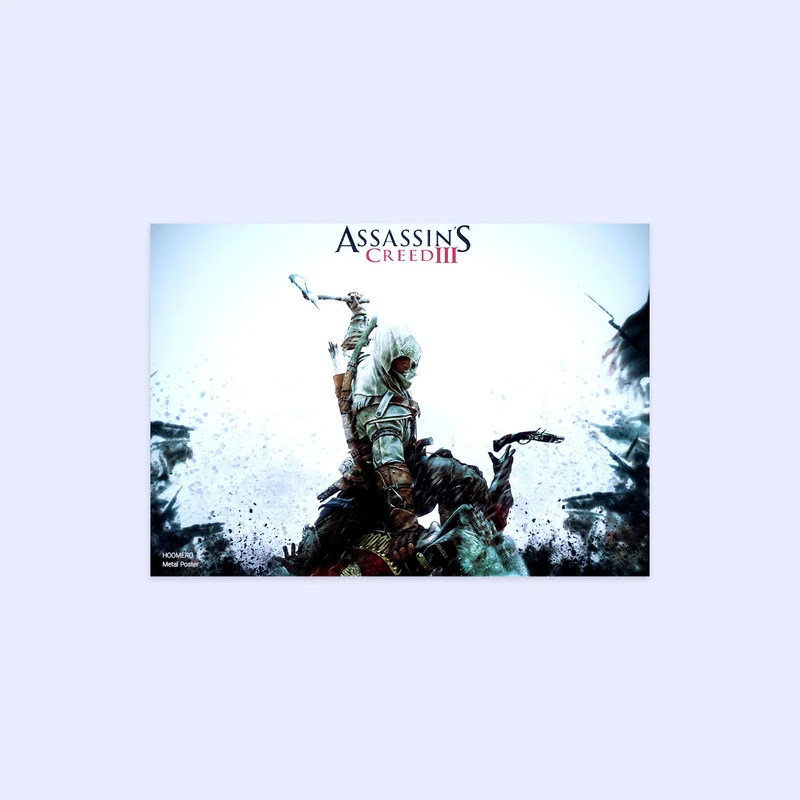 پوستر هومرو مدل فلزی طرح بازی اساسین کرید کد PS223