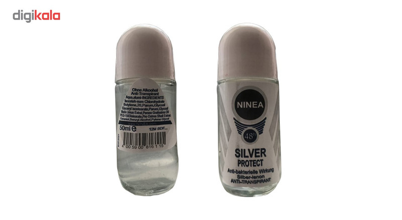 رول ضد تعریق مردانه نینا مدل Silver Protect حجم 50 میلی لیتر رول ضد تعریق مردانه نینا مدل Silver Protect حجم 50 میلی لیتر