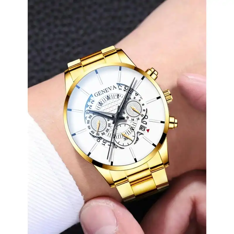 ساعت مچی عقربه‌ای مردانه جنوا مدل تک موتوره کد 1