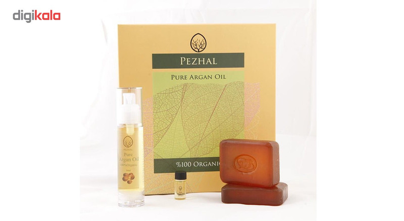 روغن بدن آرگان اوله مدل Pure حجم 50 میلی لیتر به همراه 2 عدد صابون آرگان