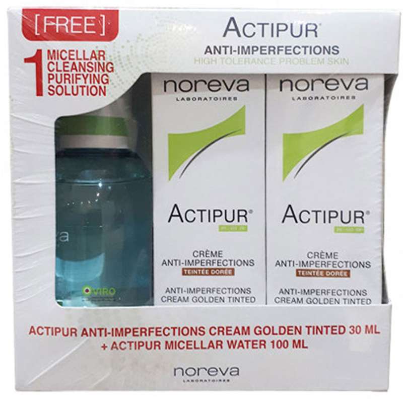 کرم ضد جوش نوروا مدل Actipur حجم 30 میلی لیتر بسته دو عددی بژ تیره # محلول پاک کننده هدیه کرم ضد جوش نوروا مدل Actipur حجم 30 میلی لیتر بسته دو عددی بژ تیره # محلول پاک کننده هدیه