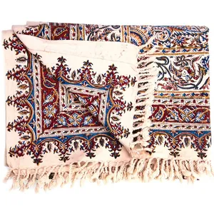 سفره قلمکار درجه یک اثر چیت ساز طرح 1 سایز 160 × 240 سانتی متر