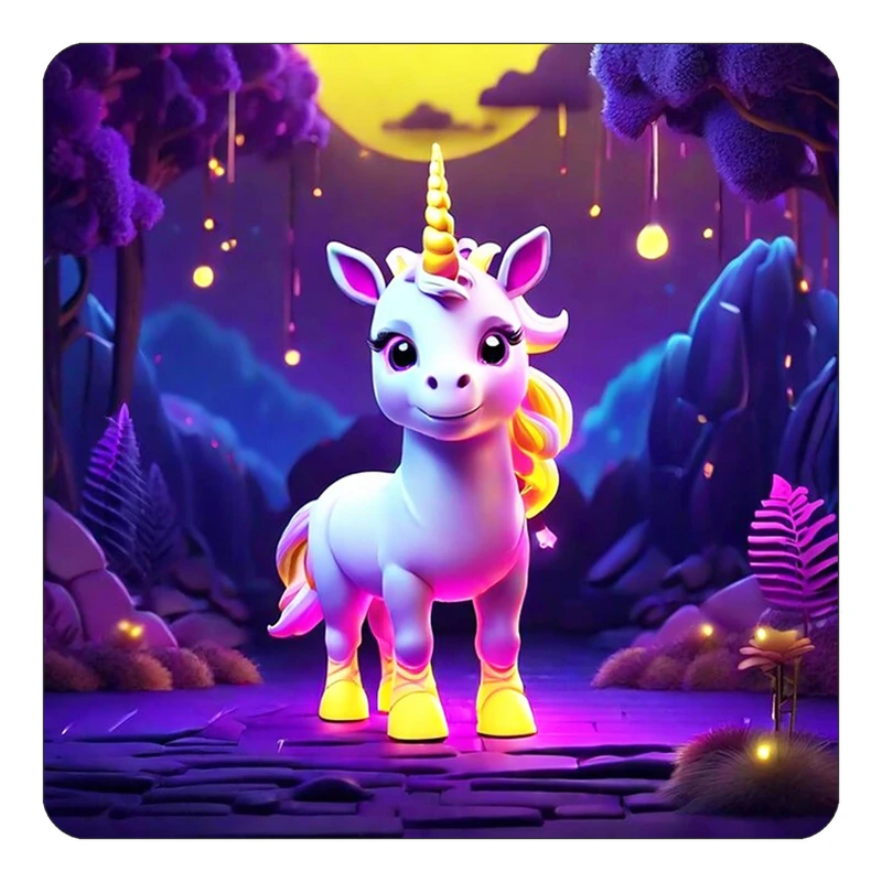 مگنت کاکتی طرح اسب تک شاخ و یونیکورن مدل mp30742