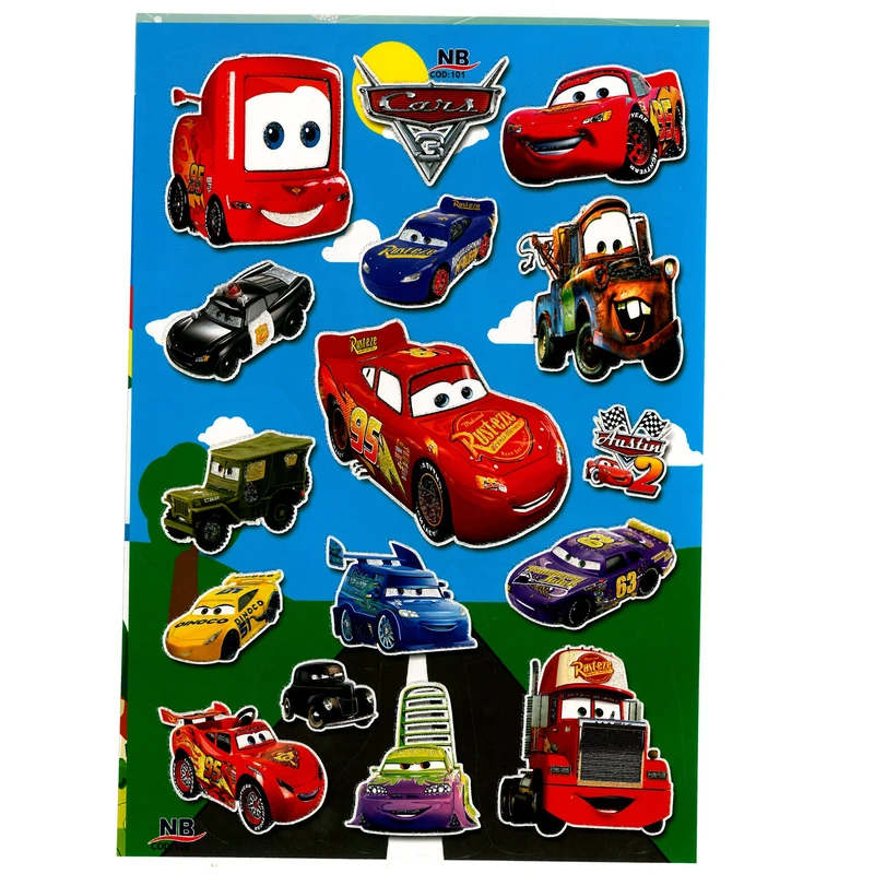 استیکر کودک مدل مک کوئین کد NB 02