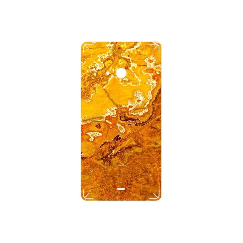 برچسب پوششی ماهوت مدل Gold Marble مناسب برای گوشی موبایل مایکروسافت Lumia 540