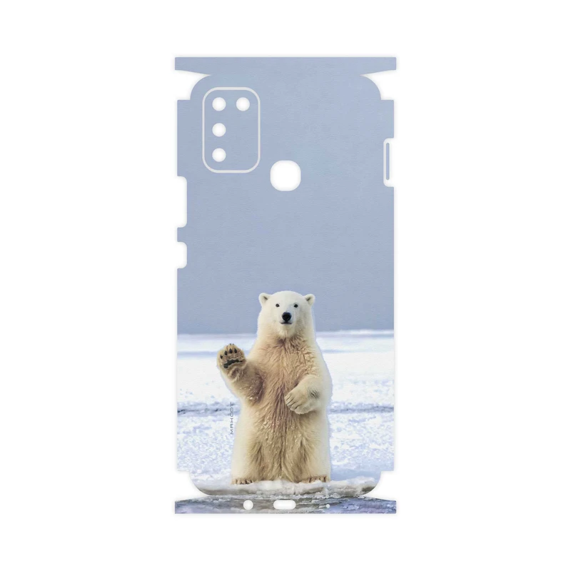 برچسب پوششی ماهوت مدل Polar-bear-FullSkin مناسب برای گوشی موبایل اینفینیکس Hot 11 Play