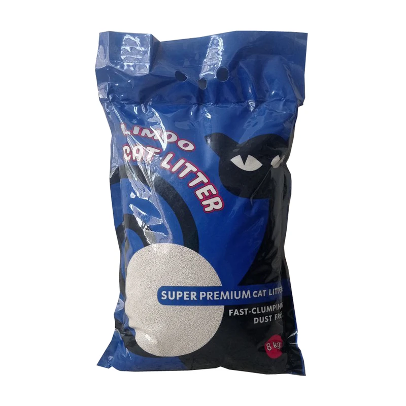 خاک بستر گربه لیمو مدل Permium ساده وزن 8 کیلو گرم