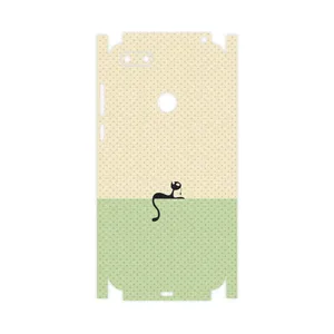 MAHOOT Minimal Internet Cat Icon-FullSkin Cover Sticker for Motorola Moto E6 Play
