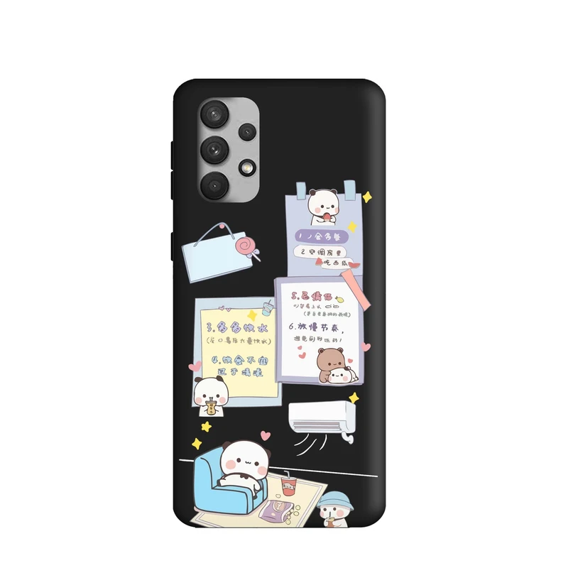 کاور قاب گارد طرح خرس تنبل کد a4728 مناسب برای گوشی موبایل سامسونگ Galaxy A32 4G