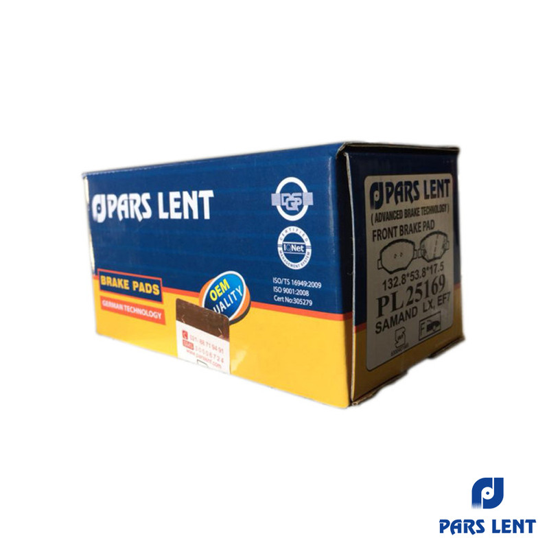 لنت ترمز جلو پارس لنت مدل 25169 مناسب برای سمند سورن