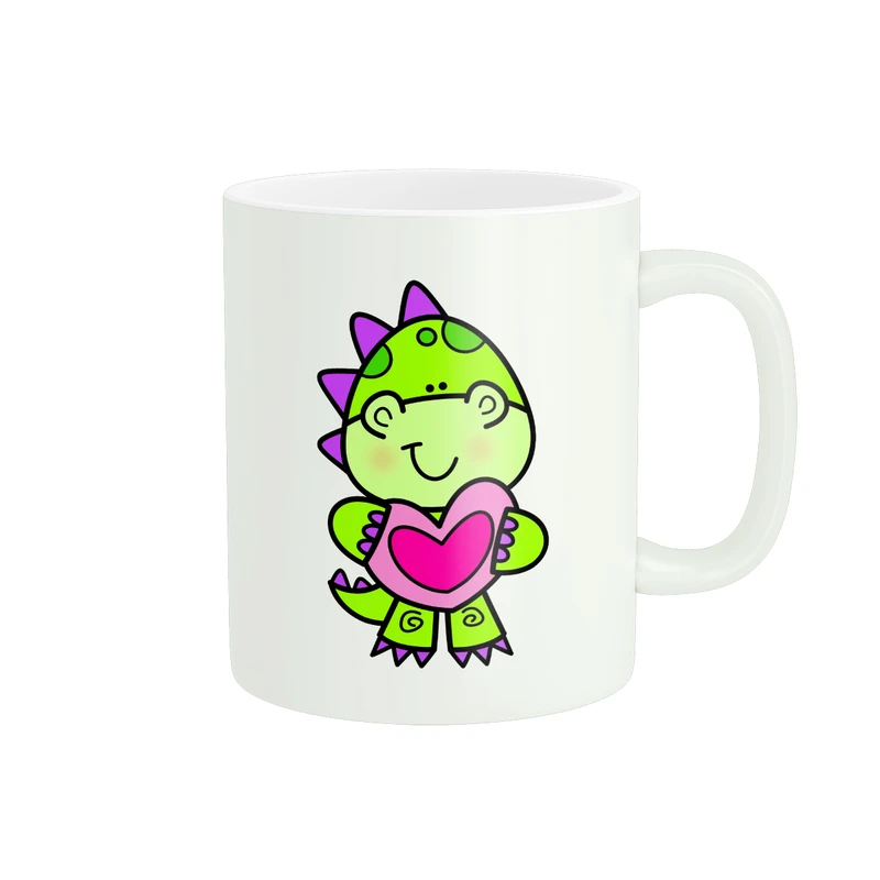 ماگ پاد آفرین مدل عشق طرح کارتونی کیوت کد PM1772