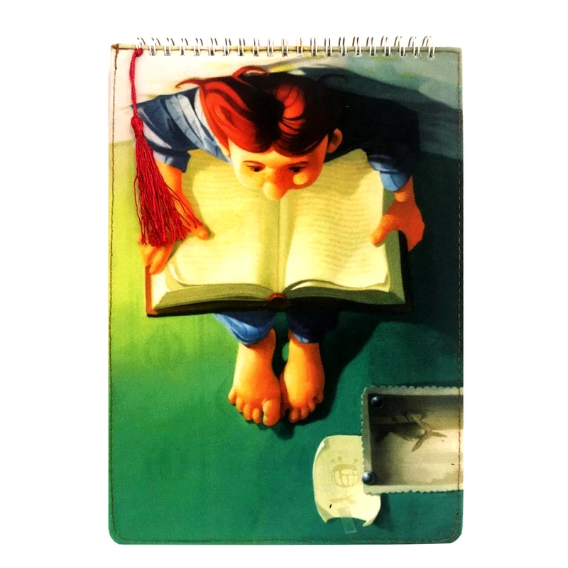 دفتر طراحی 50 برگ طرح بچه تنبل