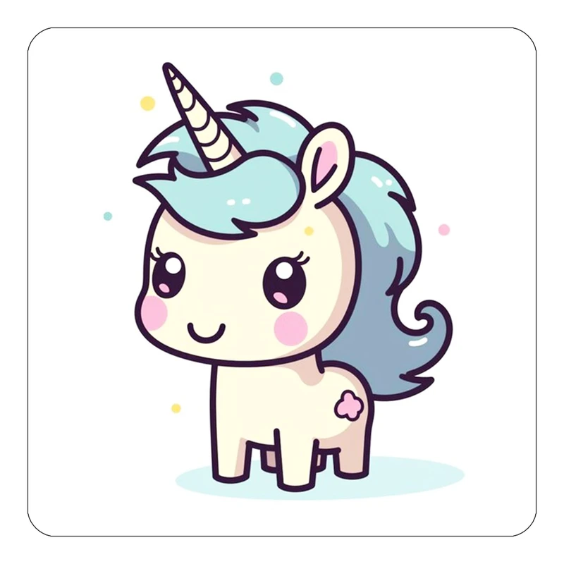 مگنت کاکتی طرح اسب تک شاخ و یونیکورن مدل mp29613