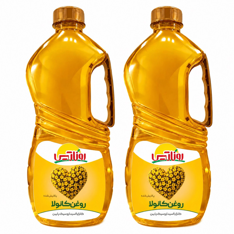 روغن کانولا بدون بو روناتیس - 1.5 لیتر بسته 2 عددی