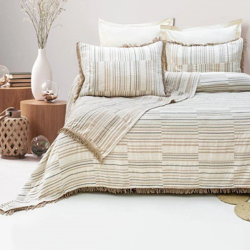 سرویس روتختی دو نفره 3 تکه شاهسِر مدل Lia Bej C.K