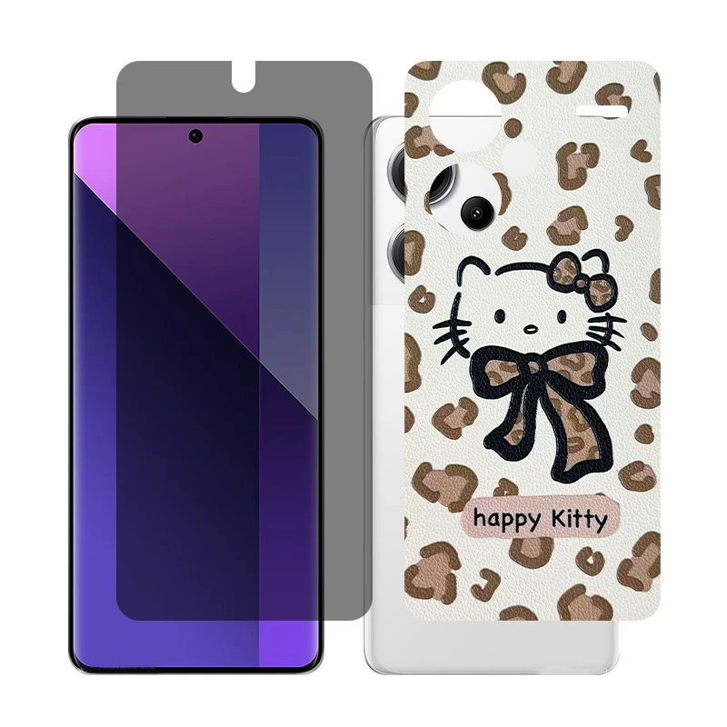 محافظ صفحه نمایش حریم شخصی گلس مدل Together مناسب برای گوشی موبایل شیائومی Redmi Note 13 Pro Plus به همراه برچسب پوششی پشت گوشی