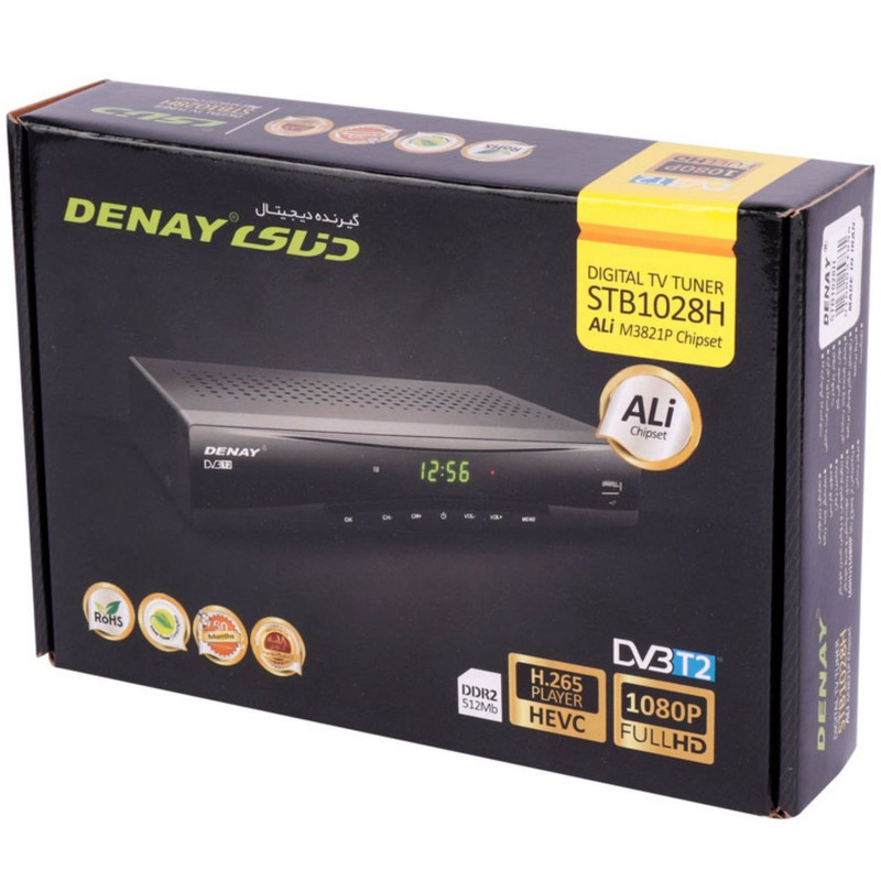 DVB-T گیرنده دیجیتال دنای مدل 1028HEVC.265