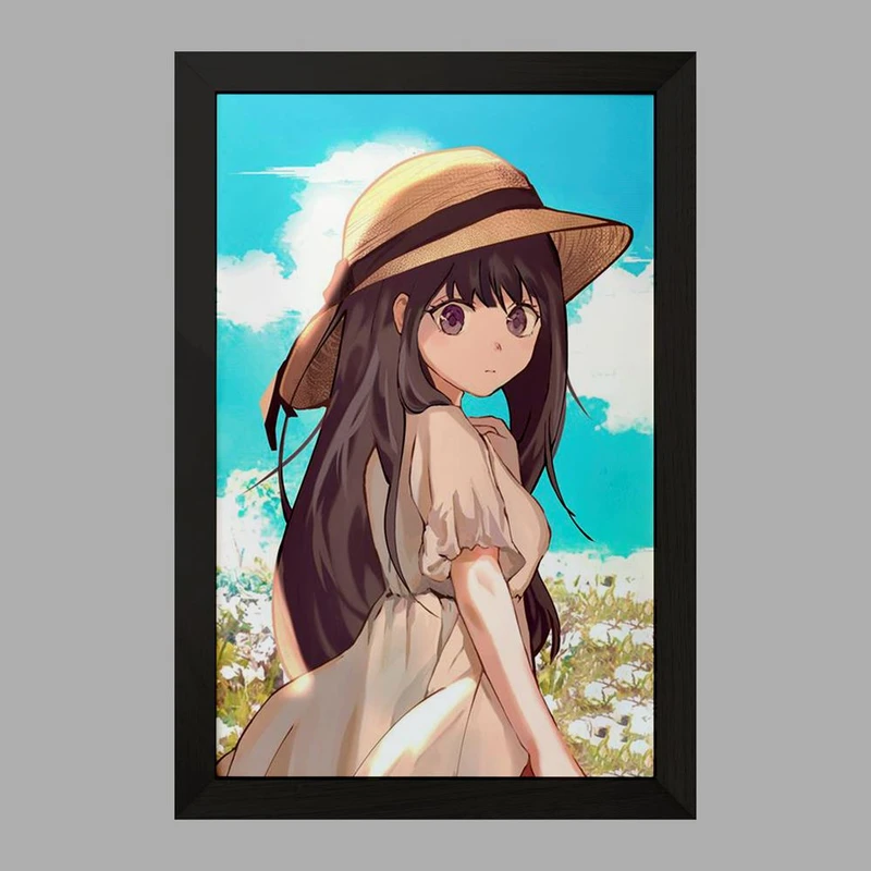 تابلو خندالو مدل تاکینا انیمه لیکوریس ریکویل Lycoris Recoil  کد 23025