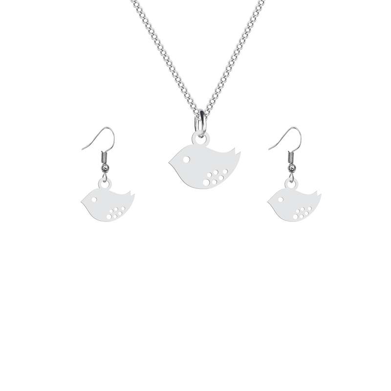 نیم ست زنانه هایکا طرح پرنده مدل s.ha1-25