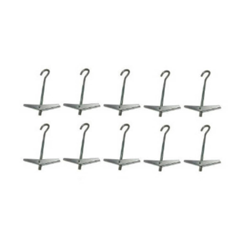 قلاب پروانه ای مدل GHP10 مجموعه 10 عددی قلاب پروانه ای مدل GHP10 مجموعه 10 عددی