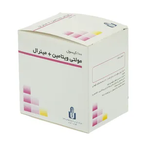 مولتی ویتامین مینرال ایران دارو بسته 100 عددی