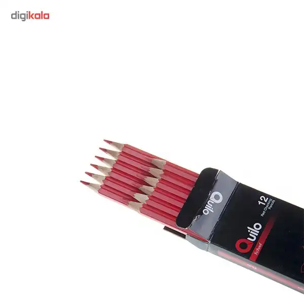 مداد قرمز کوییلو  کد 634002 بسته 12 عددی