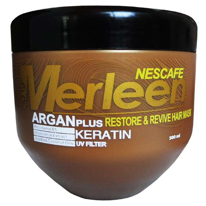ماسک احیا کننده موی آسیب دیده و رنگ شده مرلین مدل Restore And Revive حجم 500 میلی لیتر ماسک احیا کننده موی آسیب دیده و رنگ شده مرلین مدل Restore And Revive حجم 500 میلی لیتر