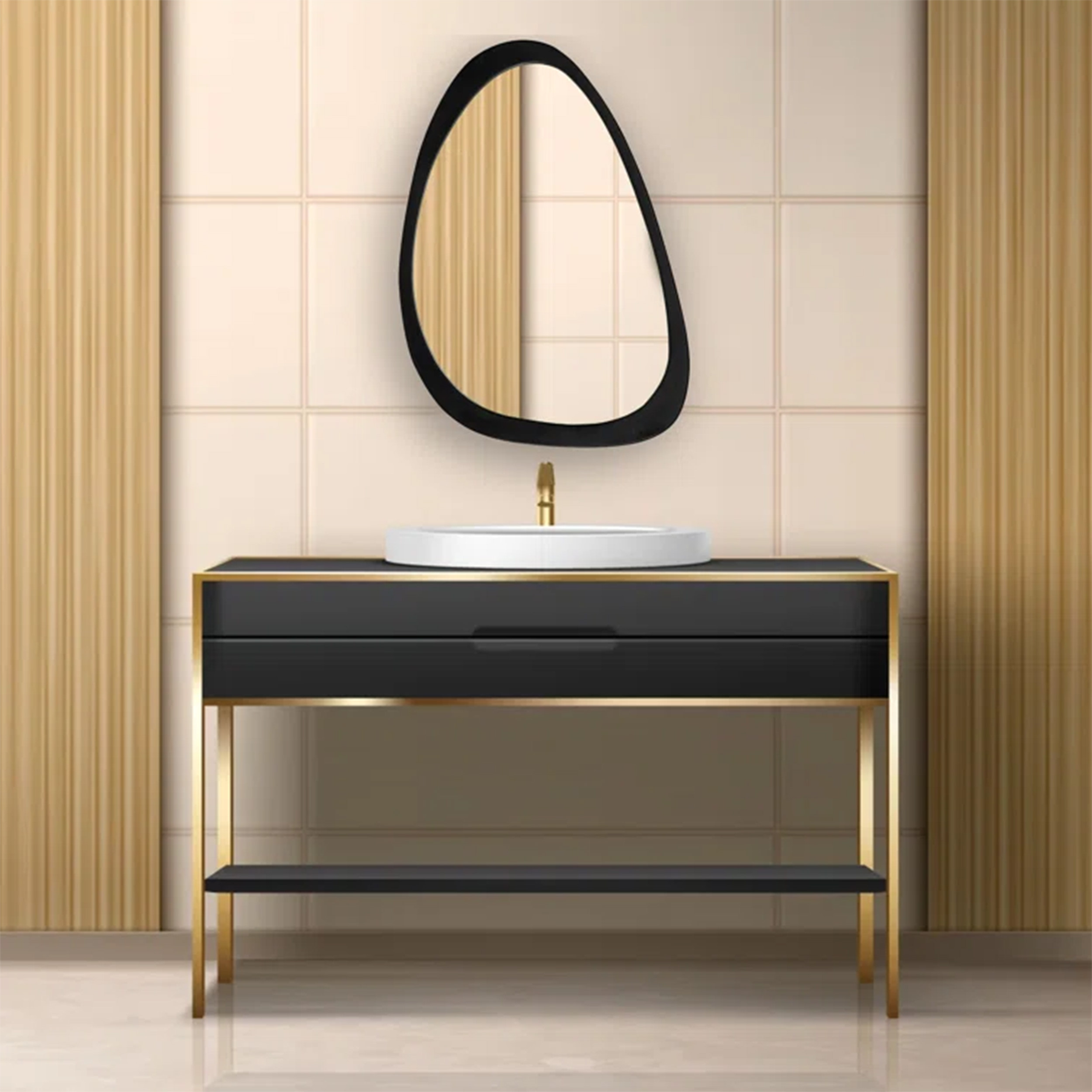 آینه سرویس بهداشتی مدل اطلس کد w-60-45 آینه سرویس بهداشتی مدل اطلس کد w-60-45