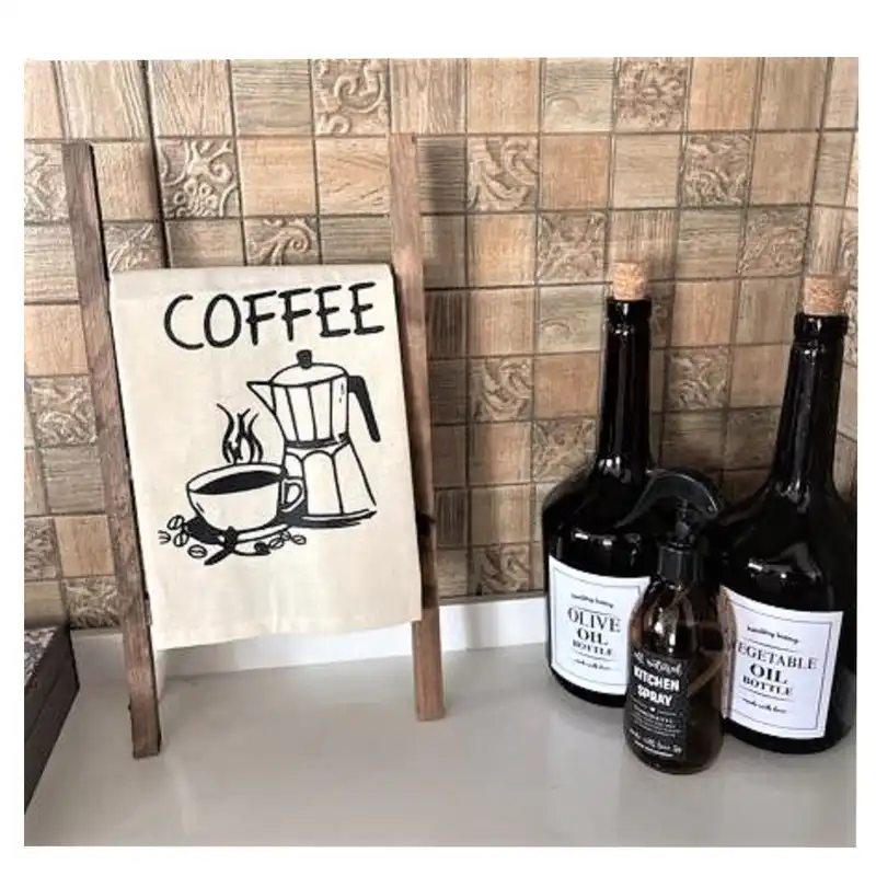 دستمال آشپزخانه مدل تکست طرح موکاپات کد M31