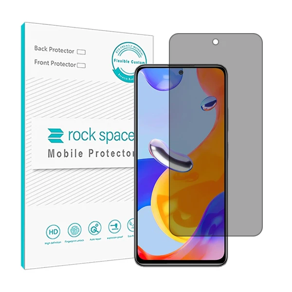 محافظ صفحه نمایش حریم شخصی راک اسپیس مدل HyPRV مناسب برای گوشی موبایل شیائومی Redmi Note 11 Pro+ 5G(India)
