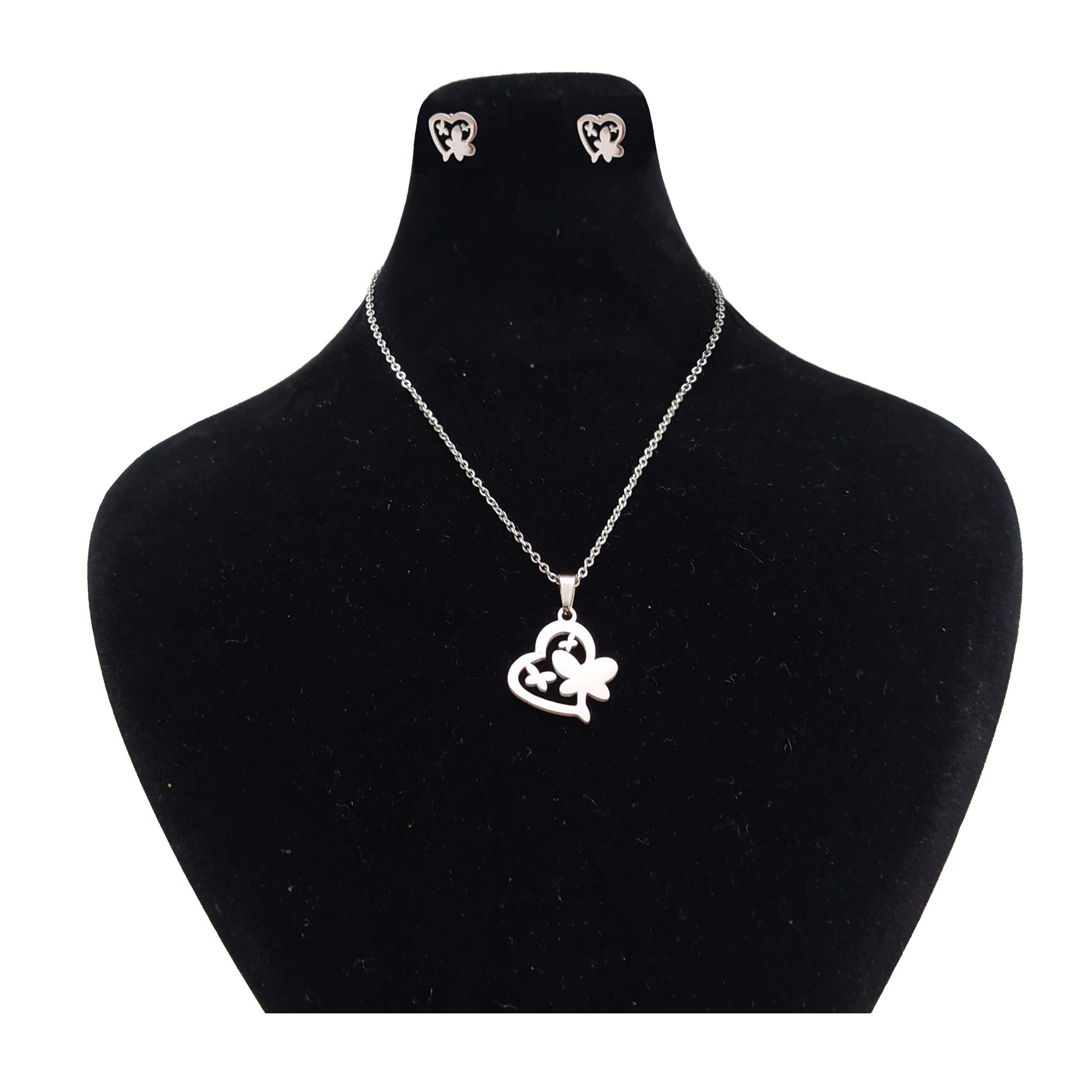 نیم ست زنانه طرح پروانه کد HB0