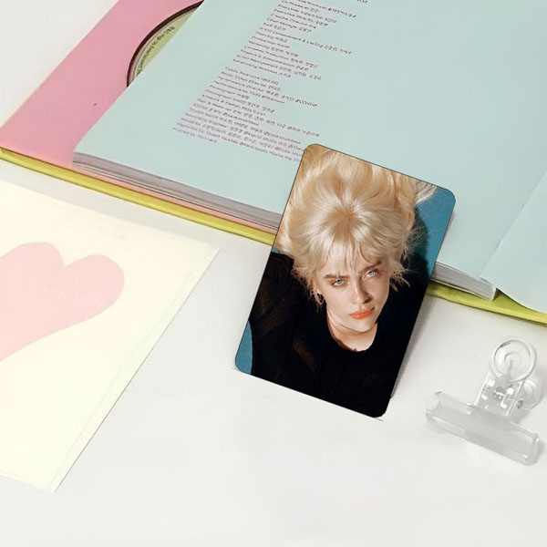 استیکر کارت مدل PH-520 طرح فتوکارت بیلی آیلیش Billie Eilish بسته 9 عددی