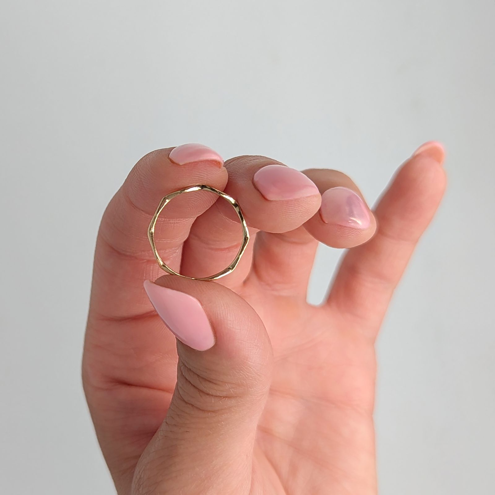 انگشتر طلا 18 عیار زنانه بان گالری مدل نیلا سایز 54 -  - 3