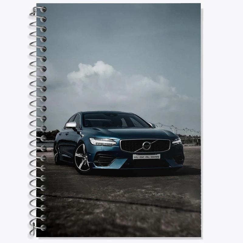 دفتر زبان 50 برگ خندالو مدل دو خط طرح ماشین اسپرت Sport Car کد 28732