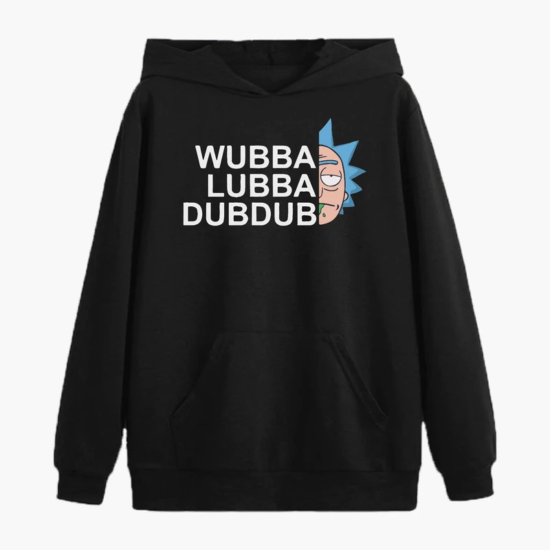 هودی مردانه مدل ریک و مورتی کد an097