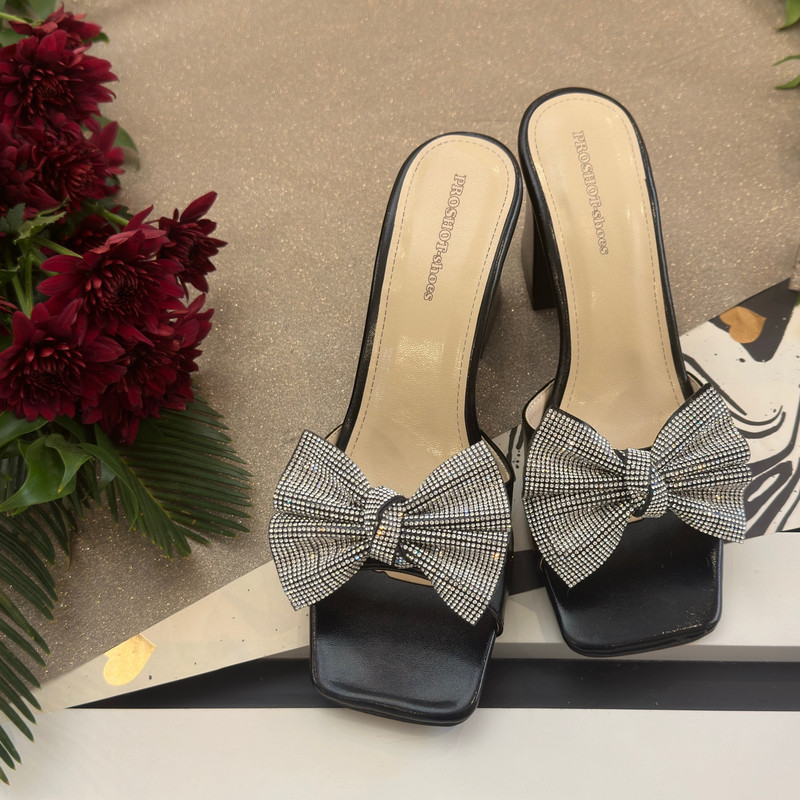 صندل زنانه مدل مجلسی پاپیونی BL-629