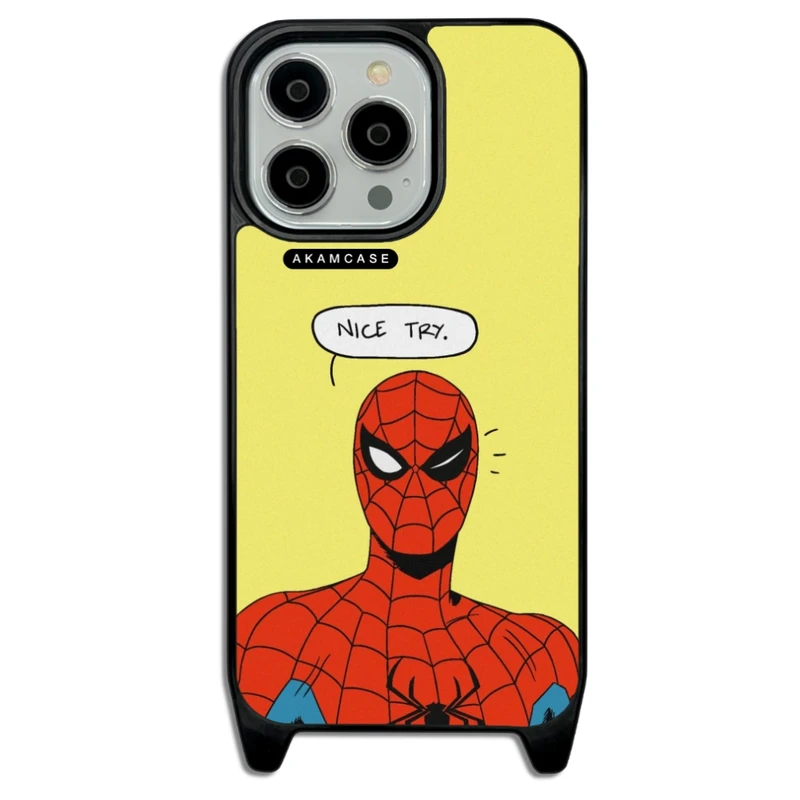 کاور آکام مدل AMCWLA13PRO-SPIDERMAN11 مناسب برای گوشی موبایل اپل iPhone 13 Pro