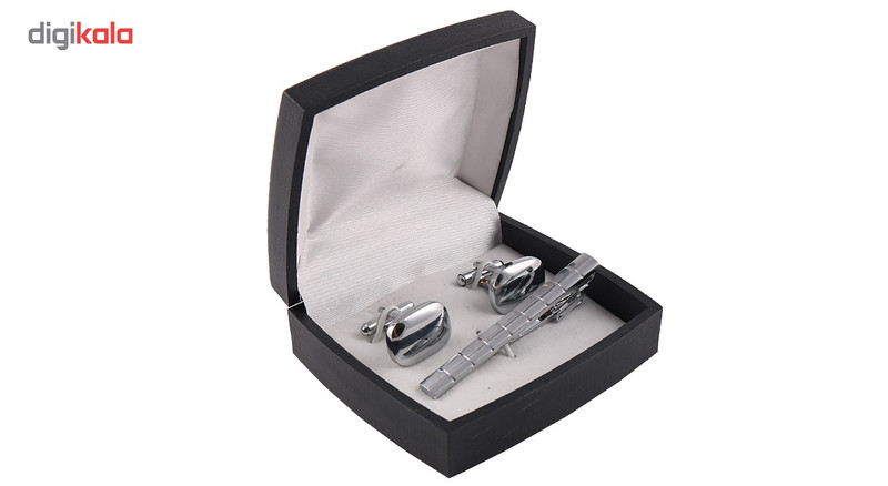 ست دکمه سر دست و گیره کراوات واته مدل SET07 ست دکمه سر دست و گیره کراوات واته مدل SET07