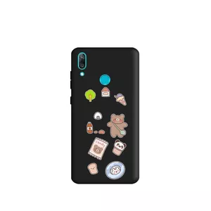 کاور طرح خرس شکلاتی کد m3769 مناسب برای گوشی موبایل هوآوی Y7 Prime 2019 / Y7 2019
