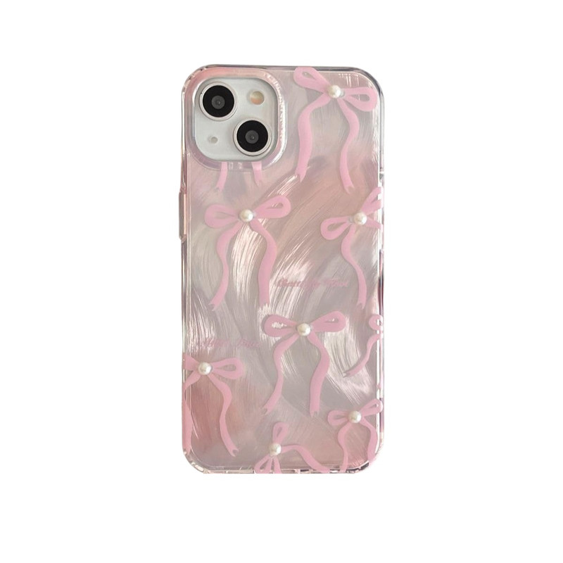 کاور طرح پاپیون مرواریدی مناسب برای گوشی موبایل اپل IPHONE 16PROMAX