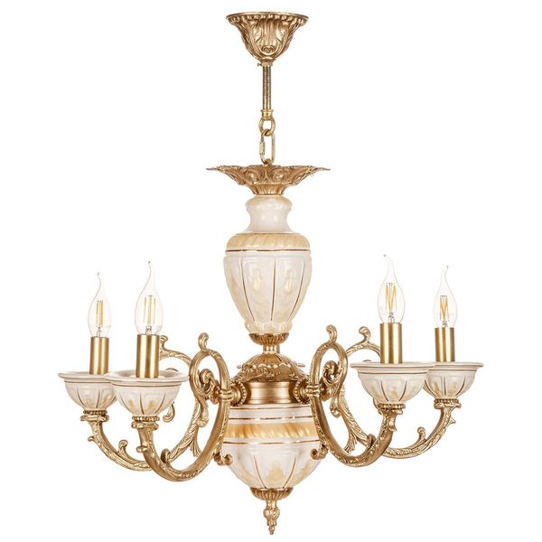 لوستر چشمه نور 6 شعله کد C2928/6 لوستر چشمه نور 6 شعله کد C2928/6