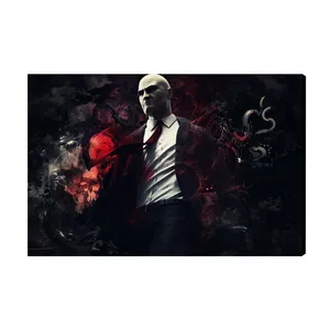تابلو شاسی عرش مدل  AS255  طرح hitman  سایز 20x30 سانتی متر